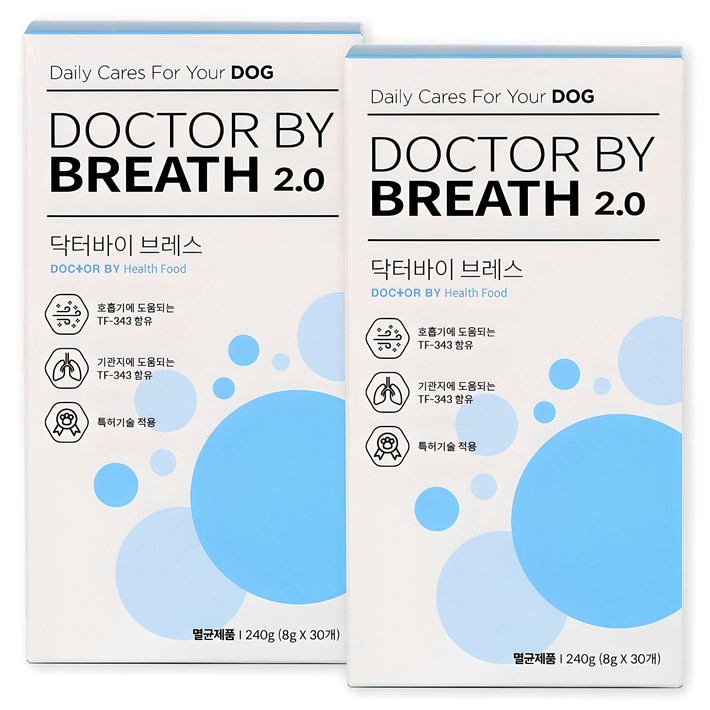 닥터바이 브레스 강아지 영양제 8g x 30p 닥터바이 브레스 강아지 영양제 8g x 30p