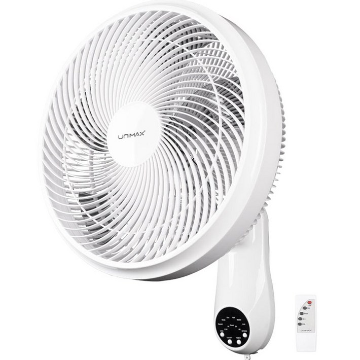 유니맥스 써큘레이터망 벽걸이 선풍기 리모컨 UMFR5414WCR, UMFR5414WCR
