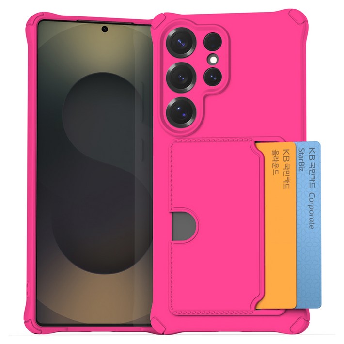 에센스웨어 틴트톤 컬러 범퍼 슬라이드 카드수납 휴대폰 케이스