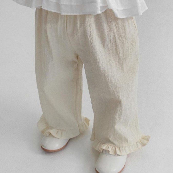 베베나인 프릴 루즈 팬츠