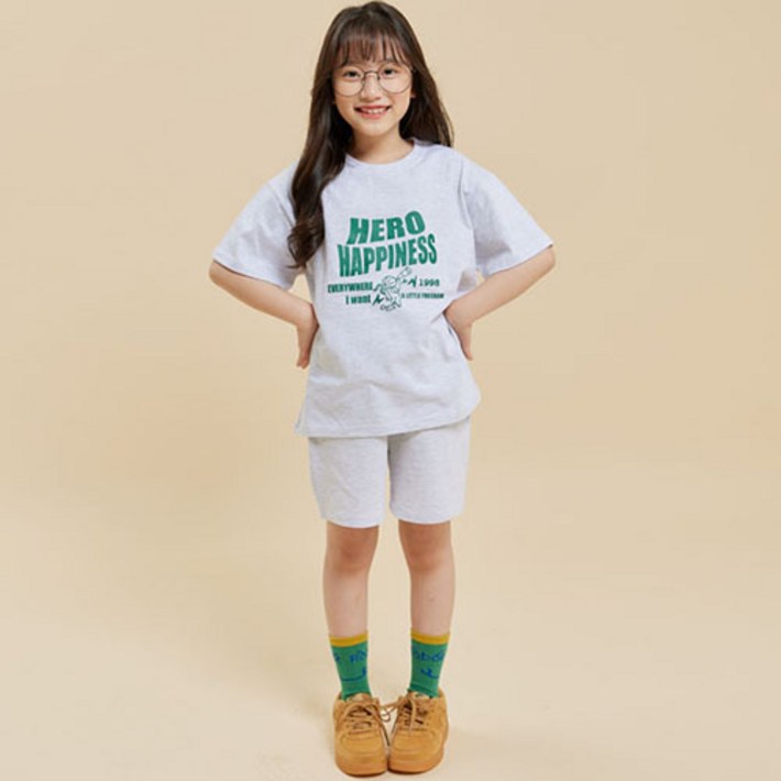 바브키즈 아동용 히어로 상하의 세트