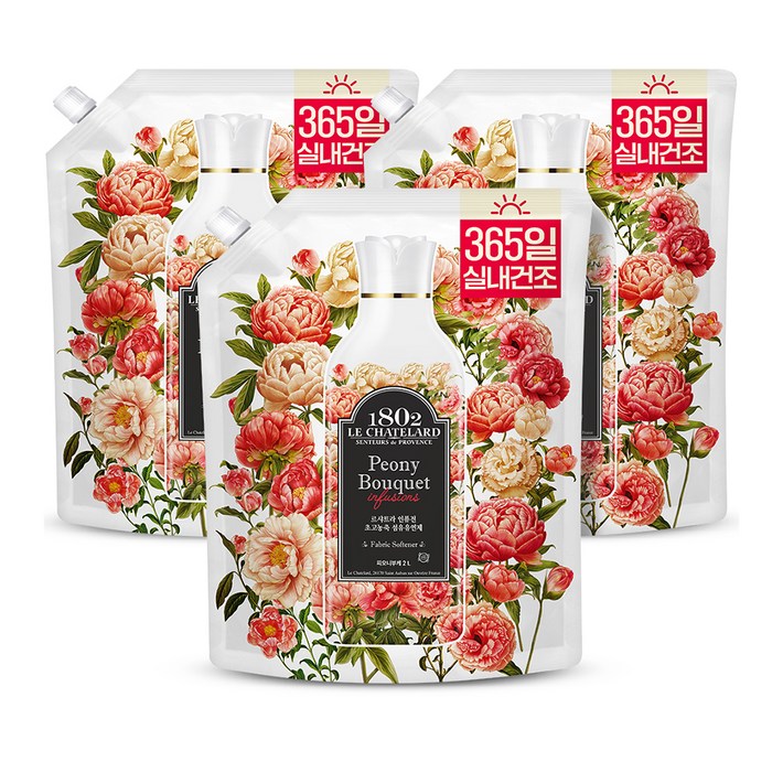 르샤트라1802 인퓨전 초고농축 실내건조 섬유유연제 피오니부케향 리필 르샤트라1802 인퓨전 초고농축 실내건조 섬유유연제 피오니부케향 리필