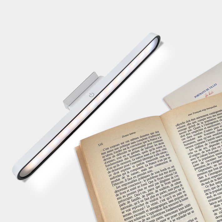 멍냥꽁냥 무선 충전식 LED 인테리어 무드등, 화이트 멍냥꽁냥 무선 충전식 LED 인테리어 무드등, 화이트