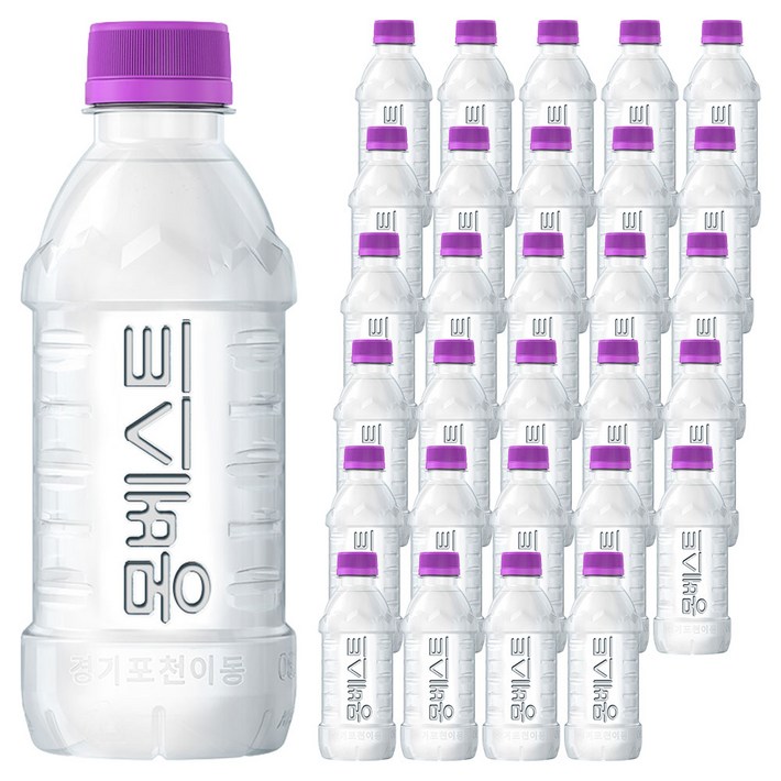 몽베스트 위드어스 무라벨 생수, 330ml, 40개