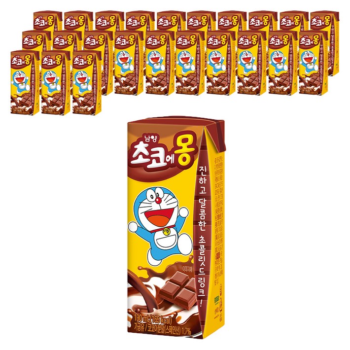 초코에몽, 190ml, 24개