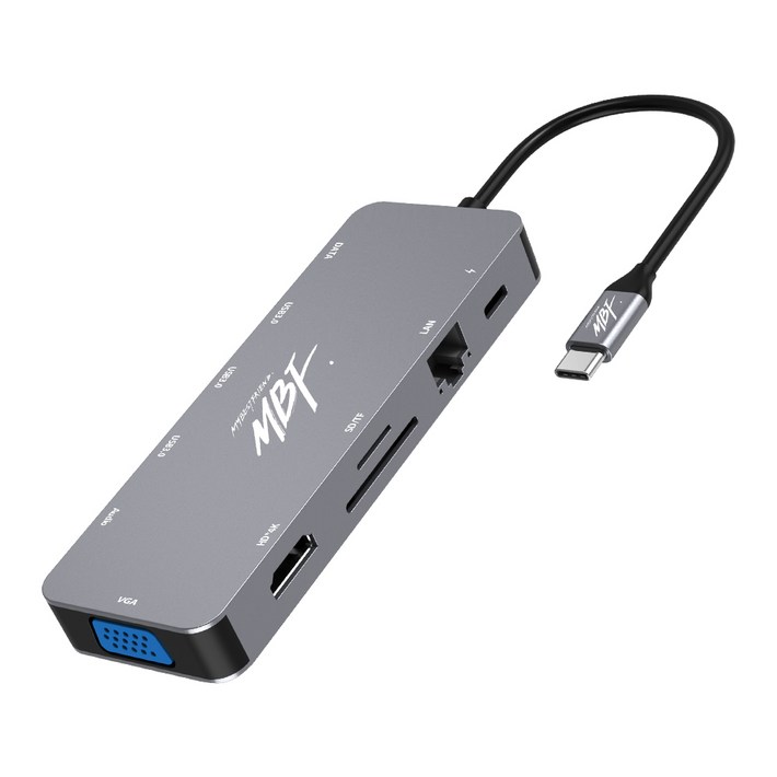 엠비에프 USB C TYPE 11 in 1 멀티 USB허브 MBFUC11in1