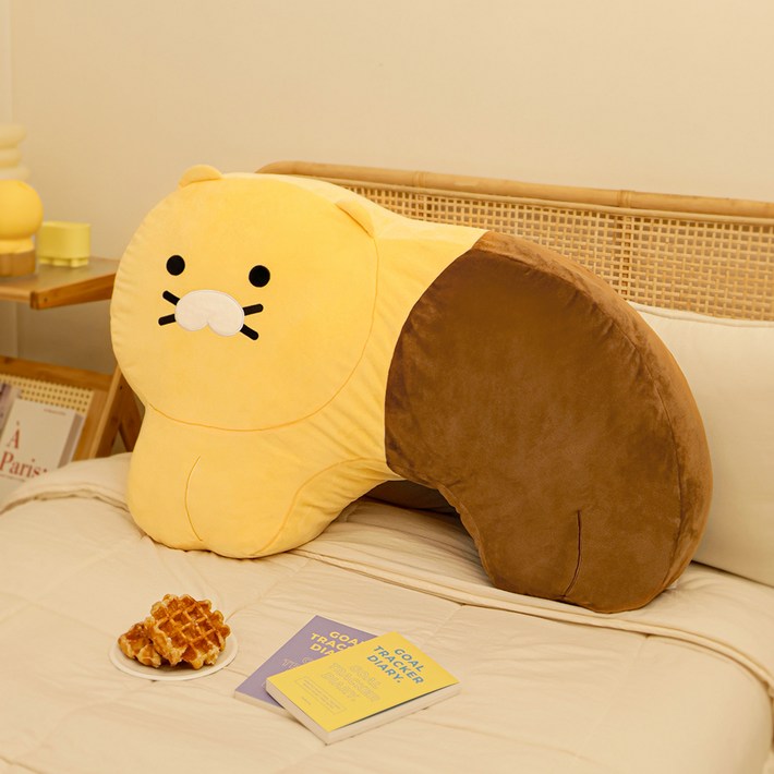 카카오프렌즈 CS 춘식이 형태 커브 바디필로우