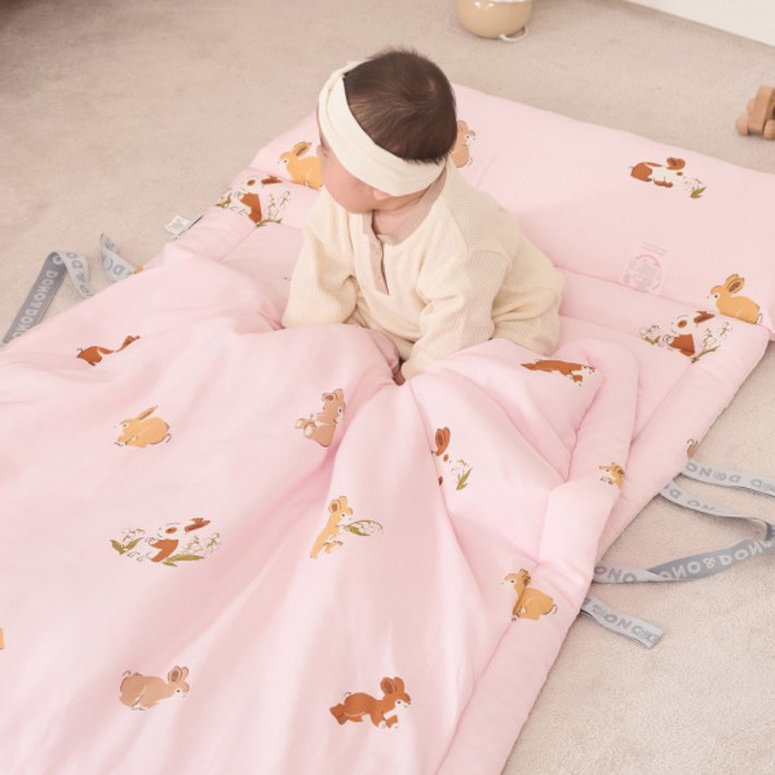 도노도노 유아용 사계절 모달 인견 양면 낮잠이불