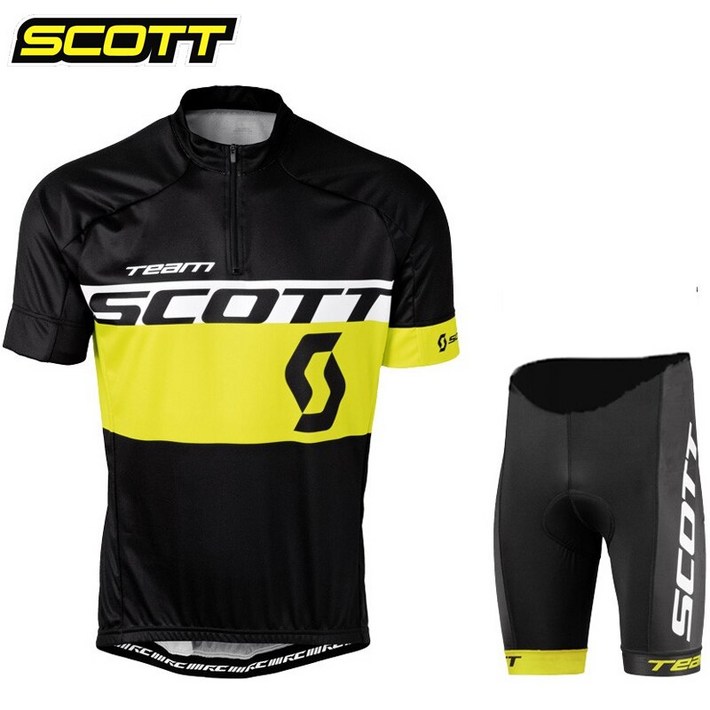 SCOTT 2023 자전거 사이클링 세트 남자 사이클링 저지 짧은 소매 자전거 사이클링 의류 Mtb 자전거 착용 트라이 애슬론 Maillot Ciclismo