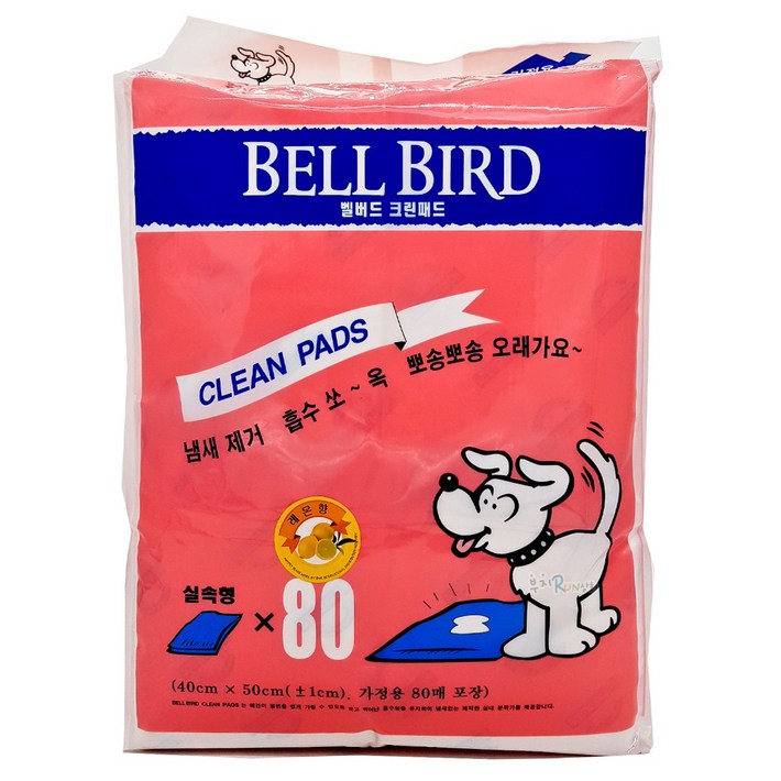 [코스트코] 벨버드 애견용패드 40CM x 50CM 80매 레몬향 배변패드
