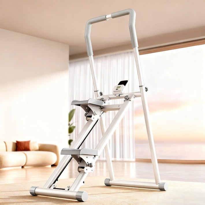 Activa 천국의계단 실내운동기구 가정용 스텝퍼, 흰색