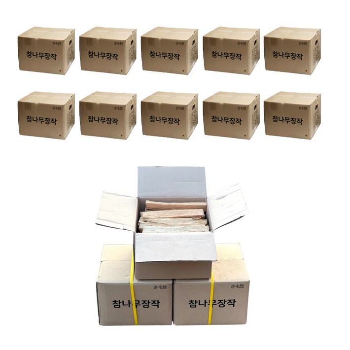 순수일상 참나무장작, 10kg, 10개