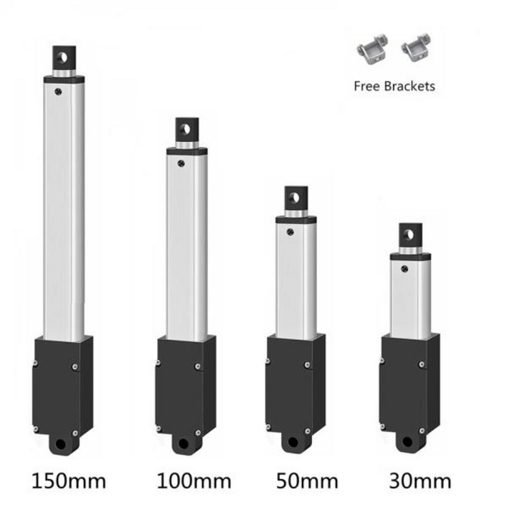 리니어 엑츄레이터 액추에이터 DC 12V 소형 선형 액츄에이터 스트로크 30mm 최대 힘 33Lbs 캐비닛 용 전기 모터 창 오프너 Robitcs 무료 브래킷 포함 리니어 엑츄레이터 액추에이터 DC 12V 소형 선형 액츄에이터 스트로크 30mm 최대 힘 33Lbs 캐비닛 용 전기 모터 창 오프너 Robitcs 무료 브래킷 포함