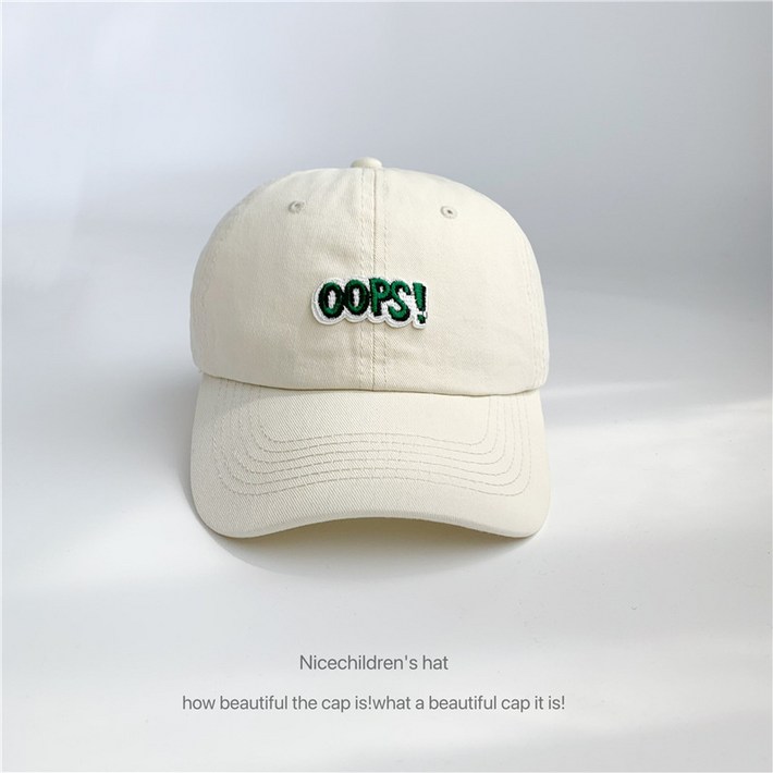 레터링 캡 여성 코튼 봄가을시즌캡 스몰 남자 추동 캡 모자