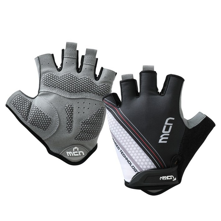 엠씨엔 MGHNORMAL CRUSH WHITE 노멀 크러쉬 화이트 싸이클 반장갑 MCN, 1개