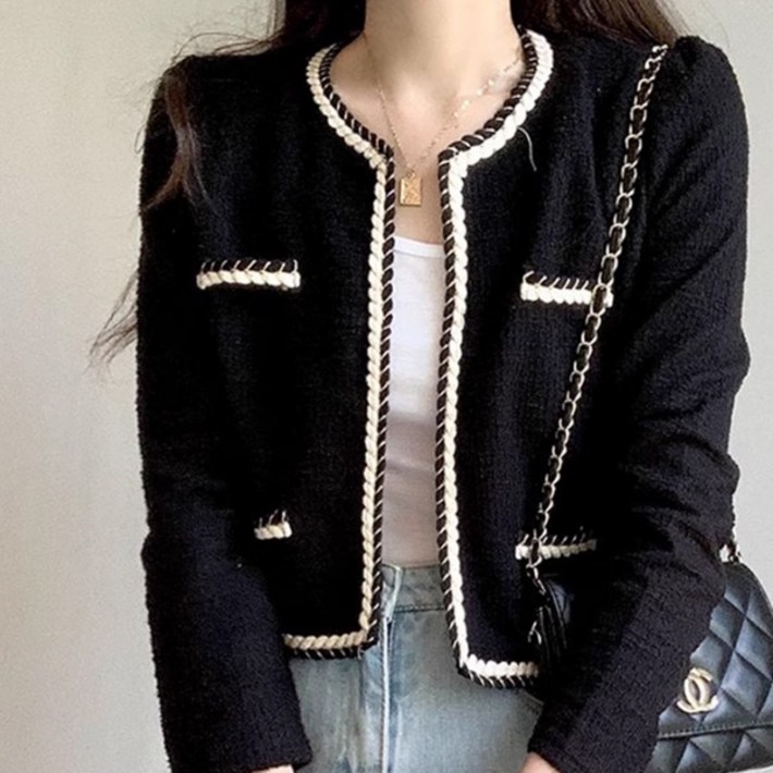 어반룩북 트위드 오피스룩 데일리 썸머 가디건