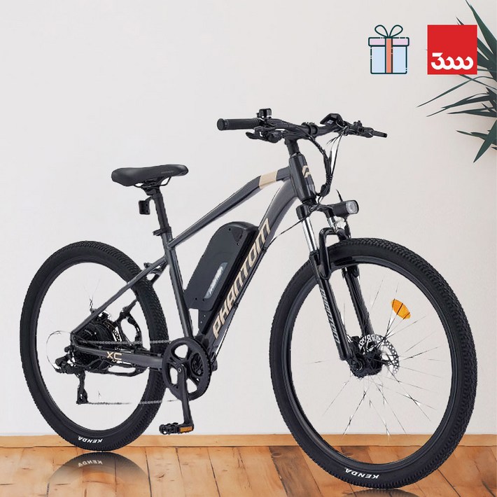 바이크7 2024 삼천리 팬텀 XC 27.5인치 100 완조립 출퇴근 슬라이딩형배터리 500W MTB 전기자전거