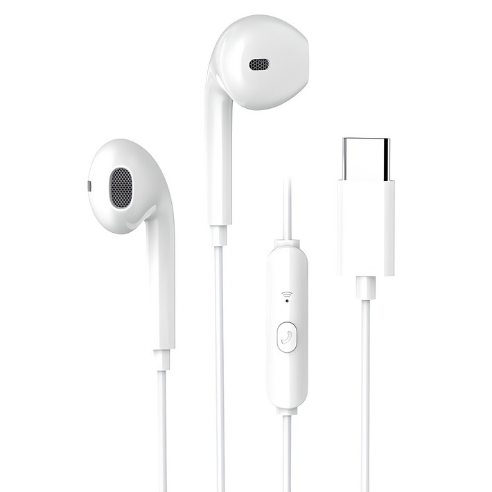 맥스틸 애플 아이폰 삼성 갤럭시 호환 C타입 오픈형 유선 이어폰