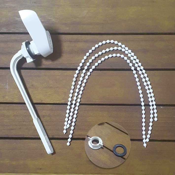 본라이프 양변기 손잡이 물내림 핸들1개 변기구슬줄 30cm 3개 본라이프 양변기 손잡이 물내림 핸들1개 변기구슬줄 30cm 3개