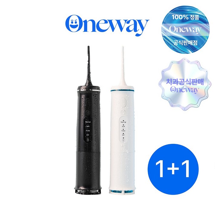 치과공식판매 원웨이 구강세정기 V3 11 가정의달 부모님 가족 어버이날 선물, 2개