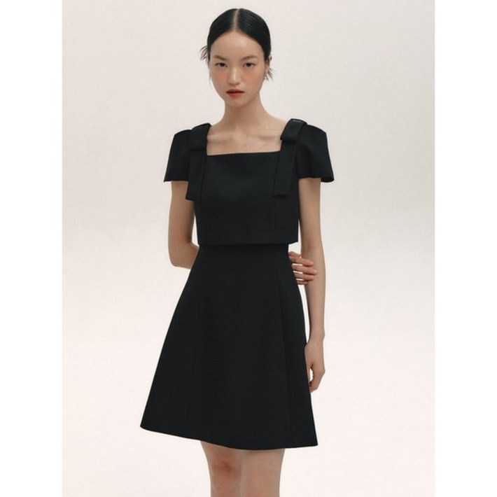 플로움 Overlay Cup Cake Dress  Mini2color 174086