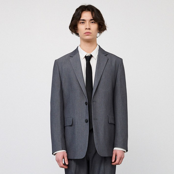 STCO 남성 울트라 스트레치 수트 세트 이지핏 그레이