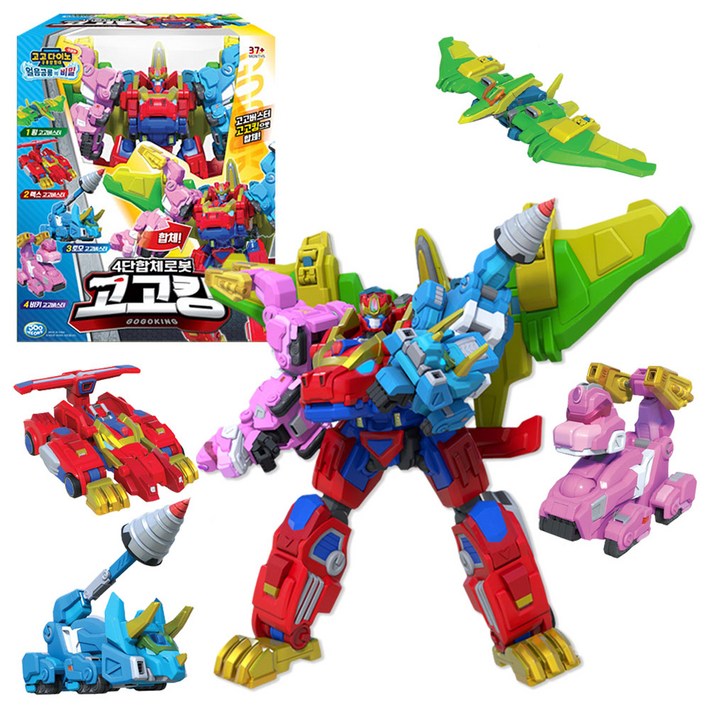 고고다이노 4단합체로봇 고고킹 얼음공룡, 1개, 단품