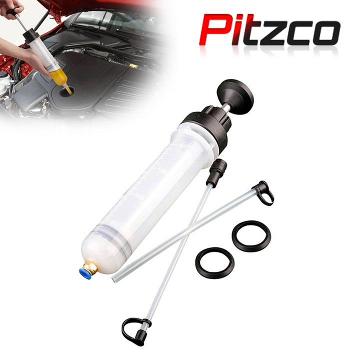 피츠코 오일흡입기 주입기 주사기 엔진오일 브레이크 미션 부동액 석션기