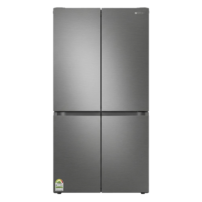 삼성전자 4도어 양문형 냉장고 902L AI절전 에센셜 다크메탈