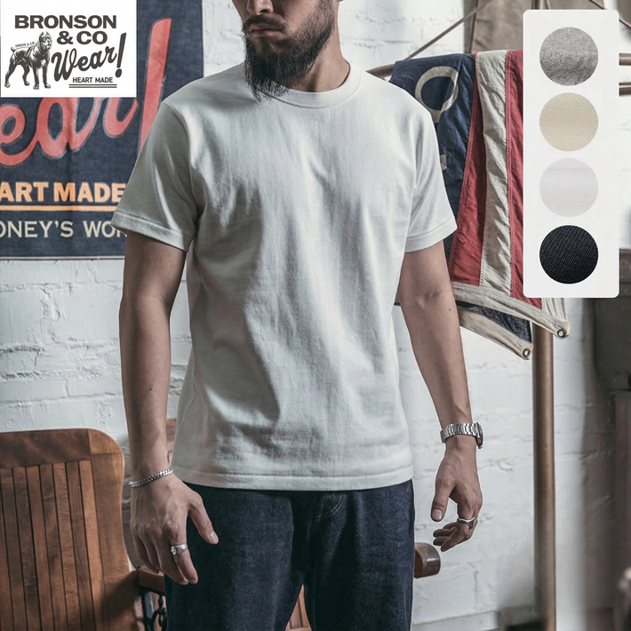 브론슨 톰킨스 루프휠 헤비코튼 반팔 티셔츠