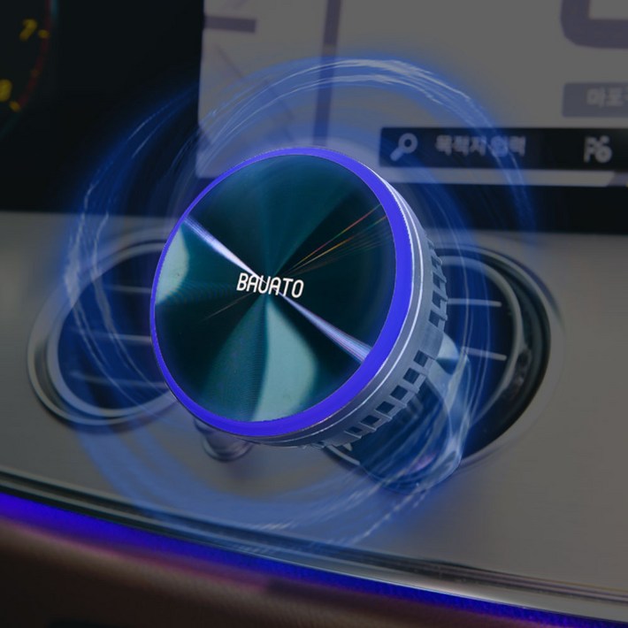 저온 충전 바우아토 맥브리즈 차량용 맥세이프 쿨링 15W 고속 무선 충전 거치대, 단일상품