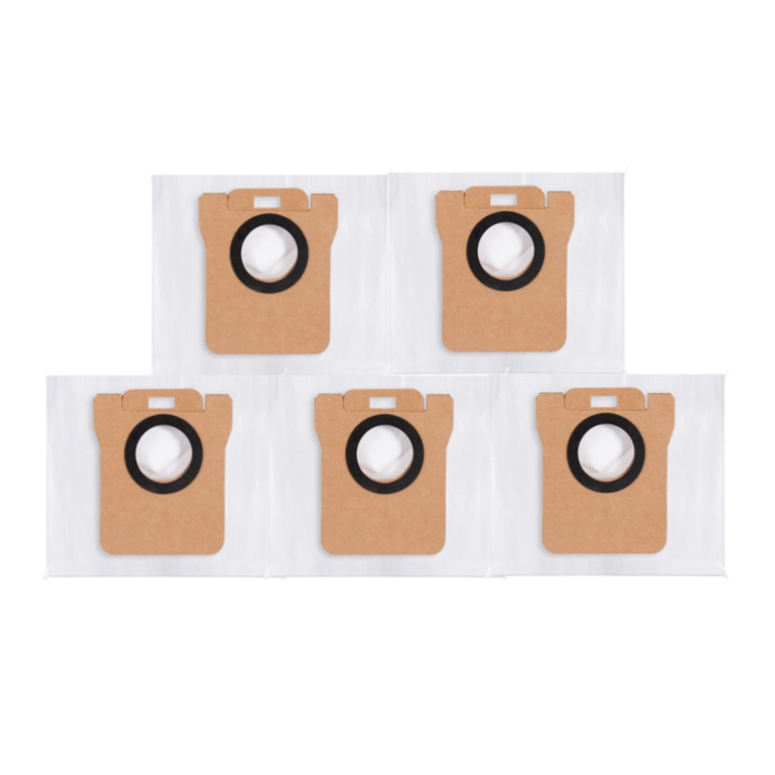 호환용 샤오미 로봇 청소기 더스트백 먼지봉투 S10 S20 X10 X20 W10S, 5개