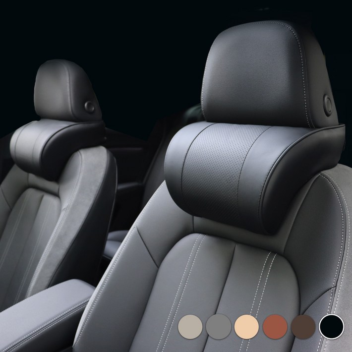 엔칸타 세이프레더넥 가죽 메모리폼 차량용 목쿠션