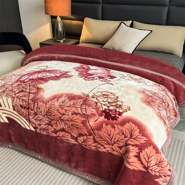 Jeernare 극세사담요 할머니담요 밍크담요 대형 겨울이불