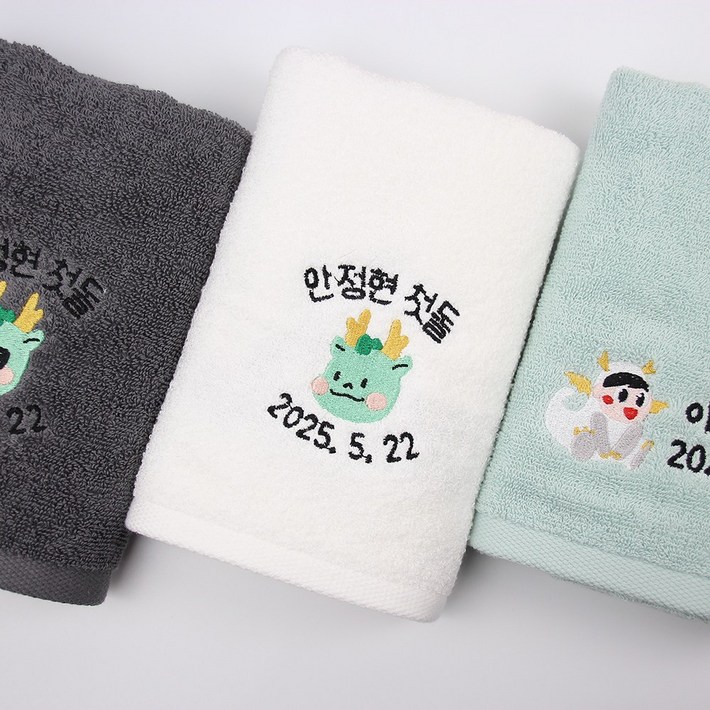 송월타월 데이지용띠 답례품 패키지, 소프트블루, 100개