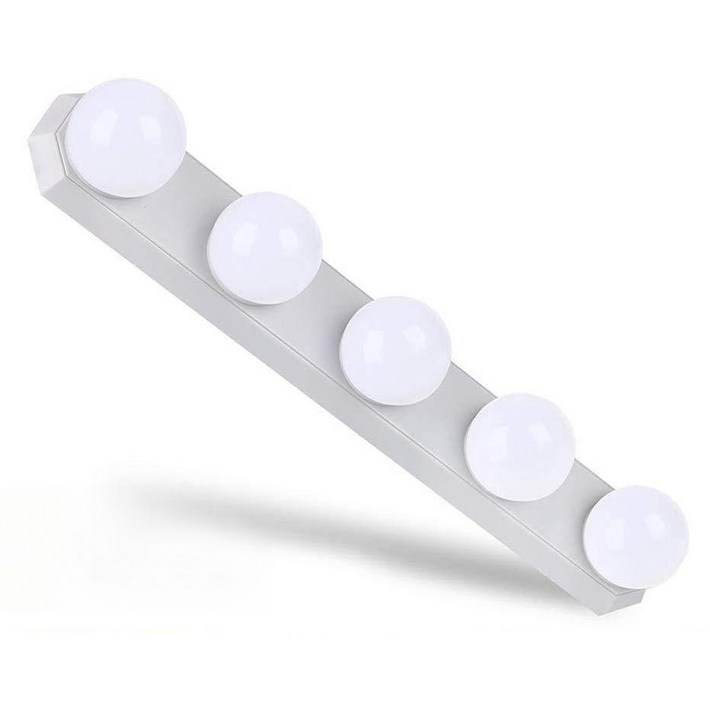 모가비 LED 거울 조명 메이크업 화장대 5구조명 USB 전원