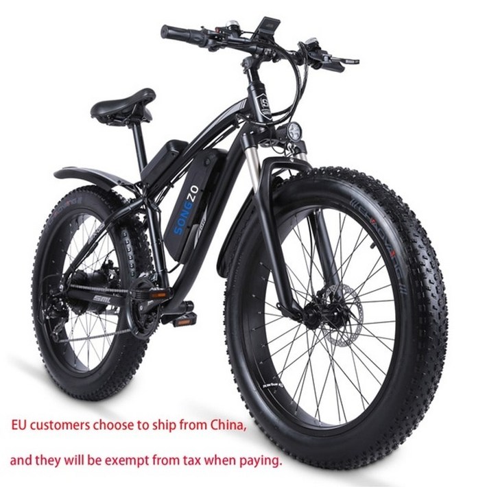 트렉자전거 songzo electric bike 1000w 성인 전기 자전거 26 인치
