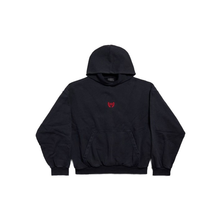 발렌시아가 로고 자수 후디