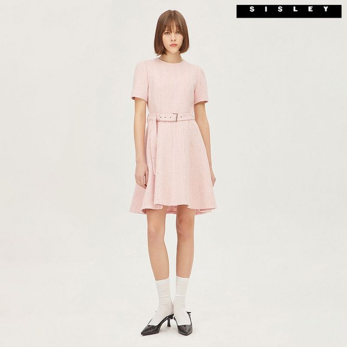 시슬리 캔디 트위드 원피스 SAOP08311 LP