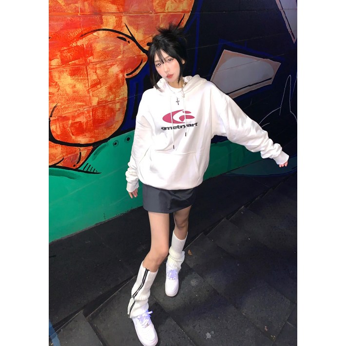 백카라 더블후드 레터링 맨투맨 고식모 화면+복합실버폭스400g