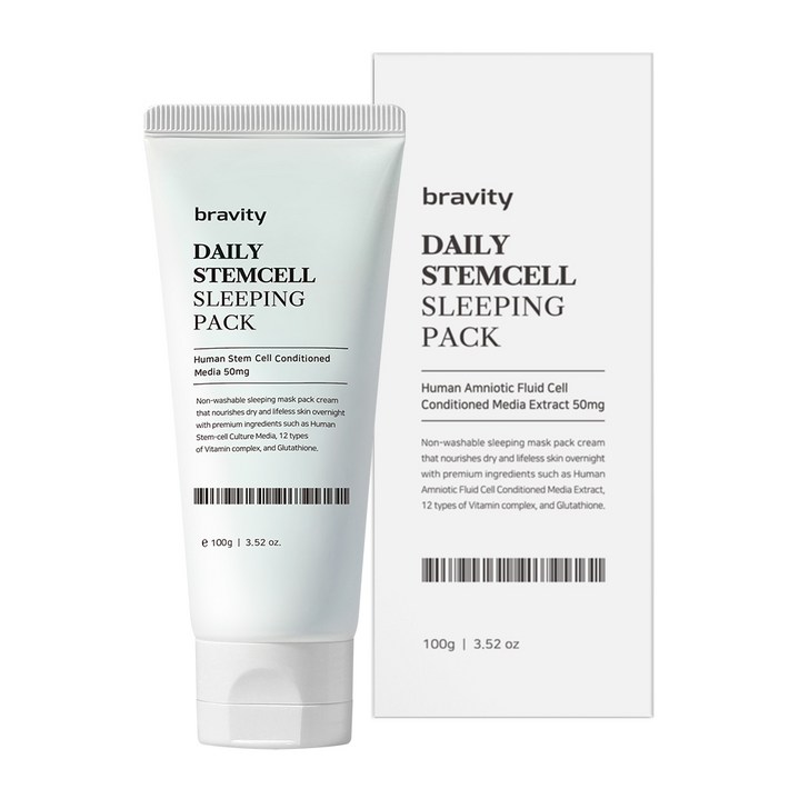 브래비티 데일리 슬리핑팩, 100g, 1개