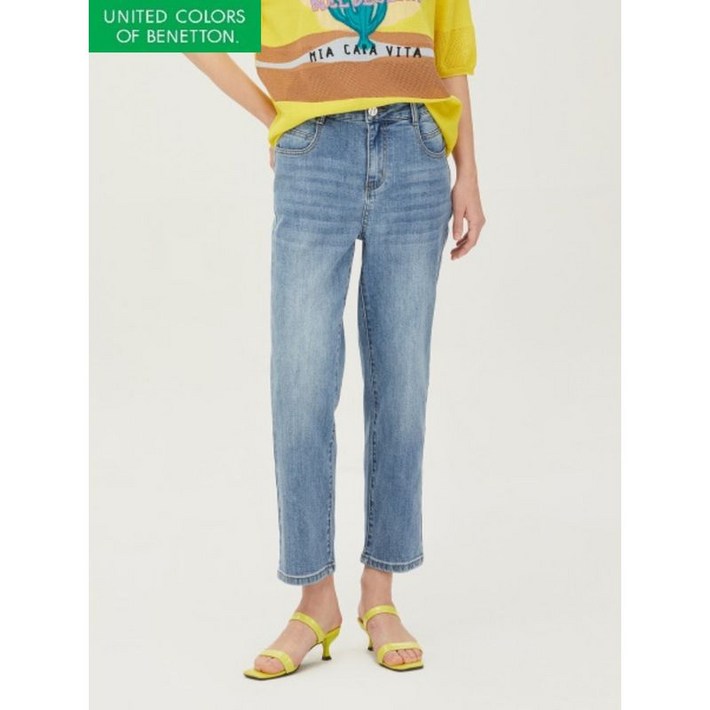 베네통 우주와펜 배기 데님팬츠 BADP15411