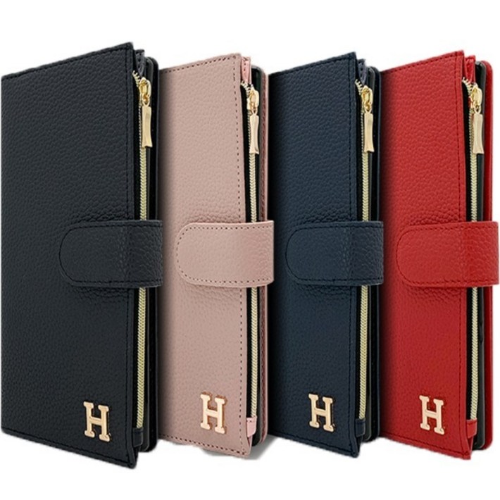 갤럭시A34 케이스 지갑 카드 6포켓 다이어리 플러스 지퍼수납 로마 스트랩포함