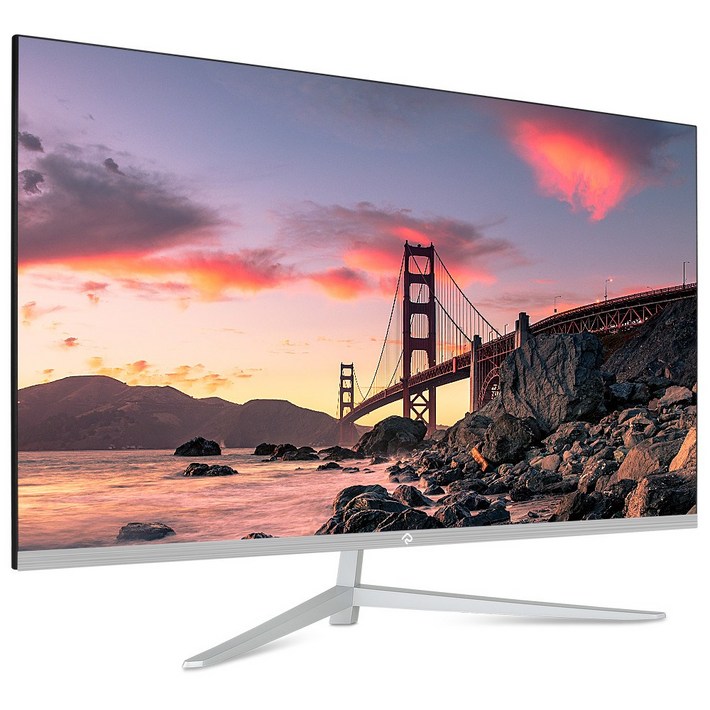 래안텍 본사 EdgeArt F3275KW 일반 FHD 화이트 32형 베젤리스 75Hz 사무용 모니터