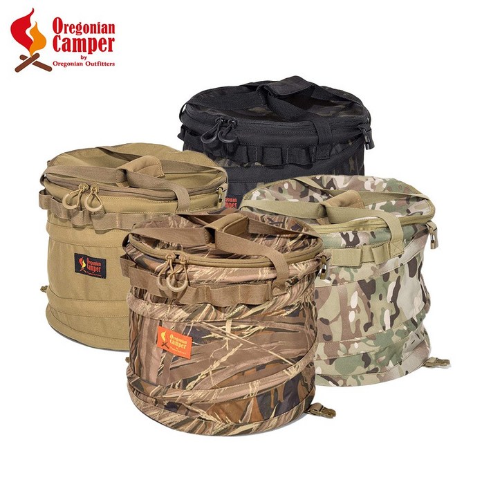 오레고니안 캠퍼 텐트 인 팝업 트래쉬 박스 캠핑 쓰레기통 설거지통 수납 가방 OCB 2024, 03. CAMO, 1개