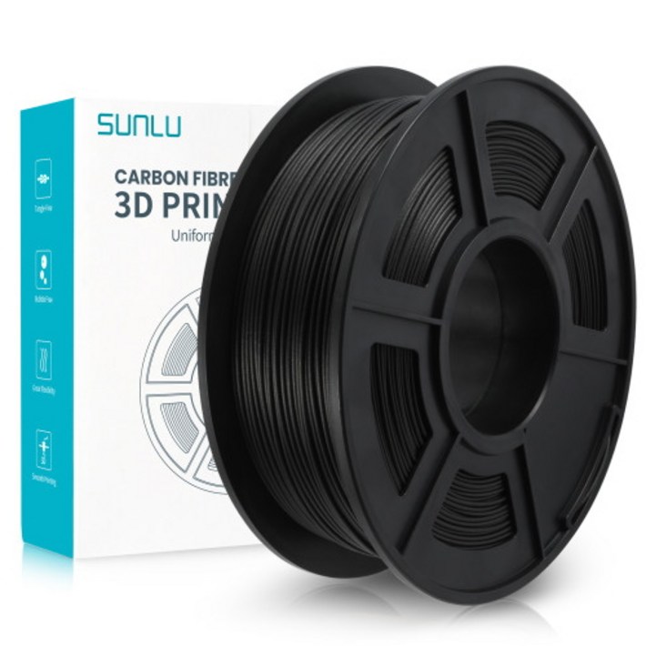SUNLU 카본 필라멘트 Carbon 1kg1.75mm 정밀권선 3D프린터펜 전용