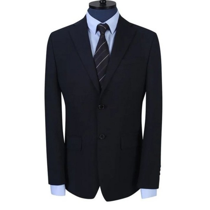 지이크 세미 남성 남자 정장 양복 캐주얼 면접 웨딩 봄 가을 24F/W 프리미엄 원단 네이비(스판) 테일러드 정장(2015)