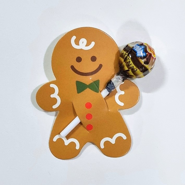 천둥번개로 크리스마스 사탕페이퍼 50매 OPP 비닐 포장 캔디홀더, 04. 쿠키 50매