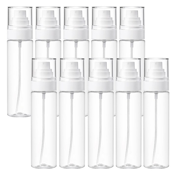 닥터보틀 울트라 안개분사 스프레이 미스트공병, 10개, 화이트울트라 100ml
