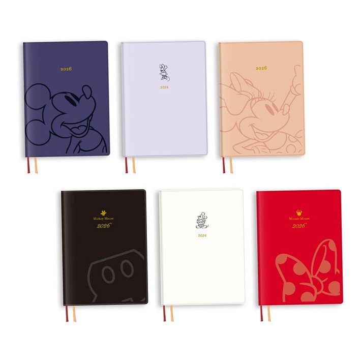 다이고 2026 다이어리 B6 노트북 디즈니 주간 일기장